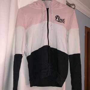 Multi colored pink vs sweatshirt